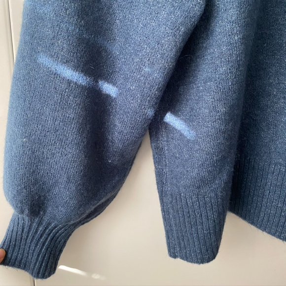 ✨New Vince Camuto Mutton Sleeve Mockneck Sweater LP - Picture 7 of 9